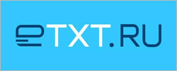 Логотип биржи копирайтинга etxt